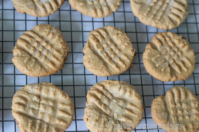 Soft and Chewy Peanut Butter Cookies Recipe... so moist and delicious!  via Uncommon Designs