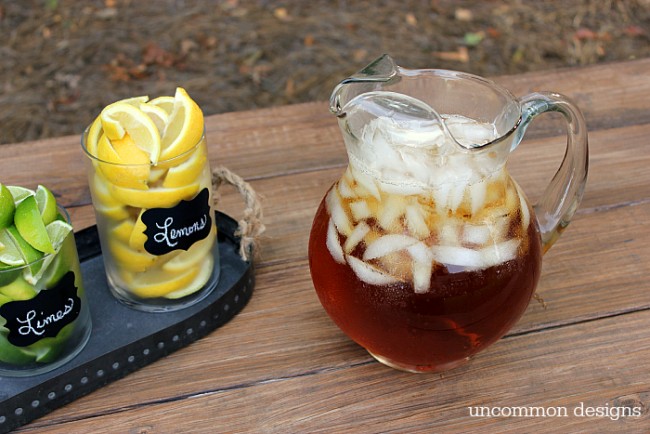 A Southern Girl's Guide to Sweet Tea... southern sweet tea recipe and flavoring ideas!  www.uncommondesignsonline.com