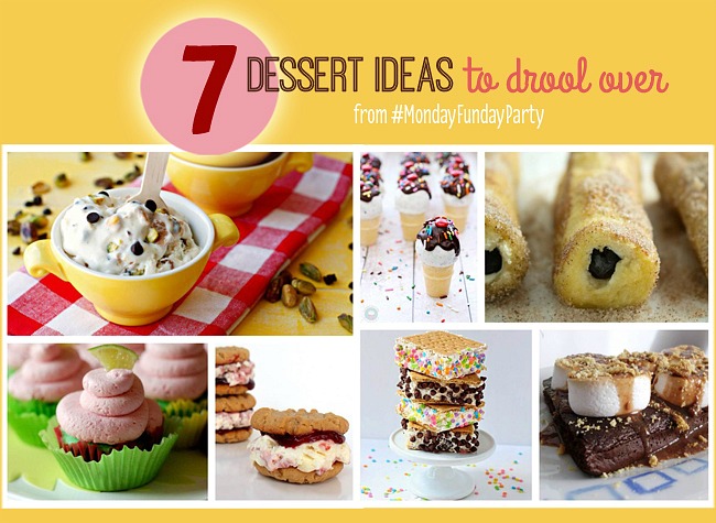 7 Dessert Ideas to Drool Over from Monday Funday! #linkparty
