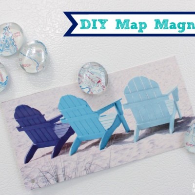 DIY Map Magnets
