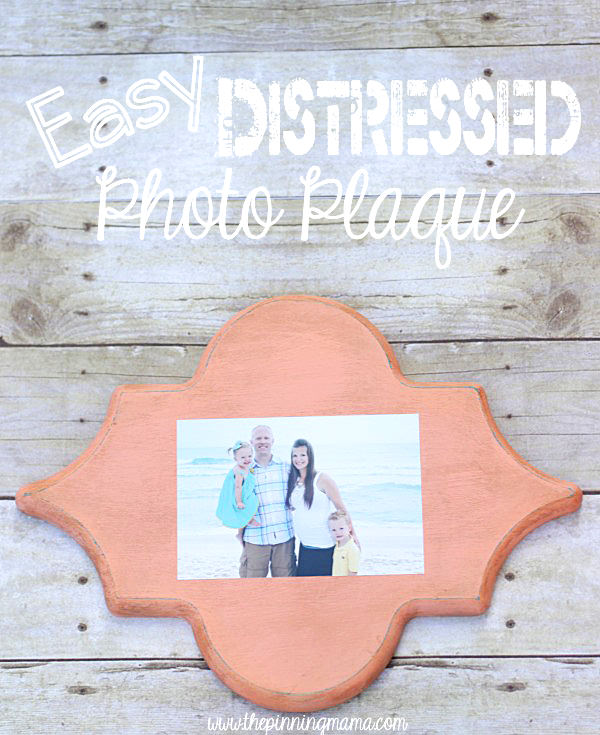 Easy Distressed Photo Frame