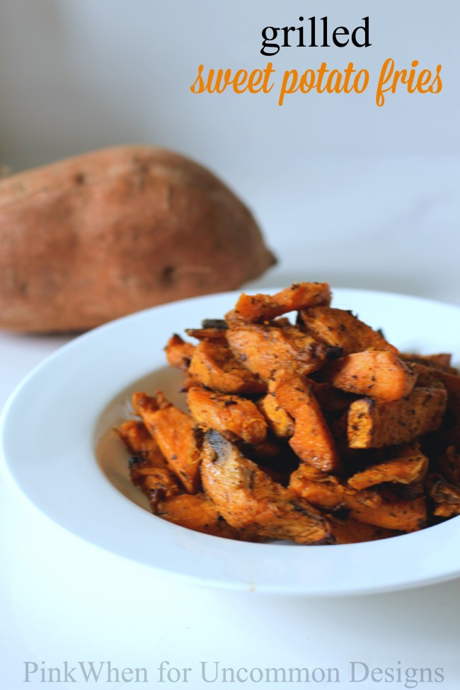 Make these delicious sweet potato fries with only two ingredients!  via Uncommon Designs