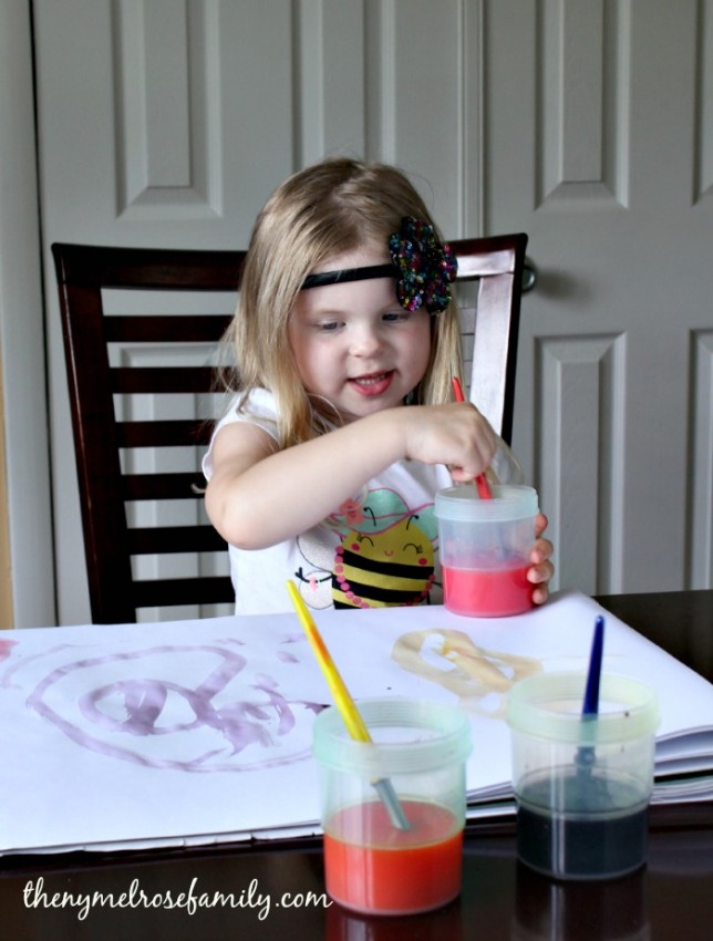 Scratch and Sniff Painting.  One Crafty Summer