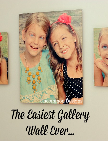 Create the Easiest Gallery Wall Ever!  via Uncommon Designs