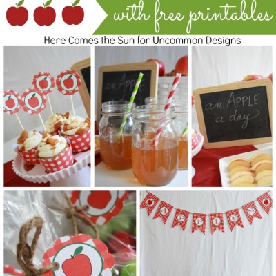 Apple Party Free Printable Pack