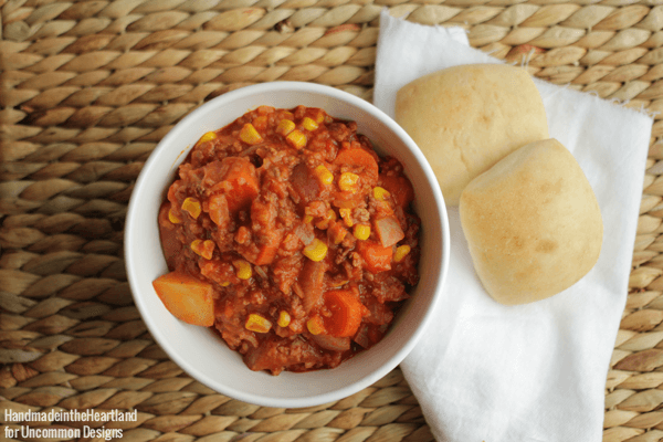 Easy Weeknight Dinner Recipe... Hamburger Stew!  Uncommon Designs