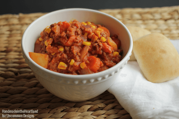 Easy Weeknight Dinner Recipe... Hamburger Stew!  Uncommon Designs