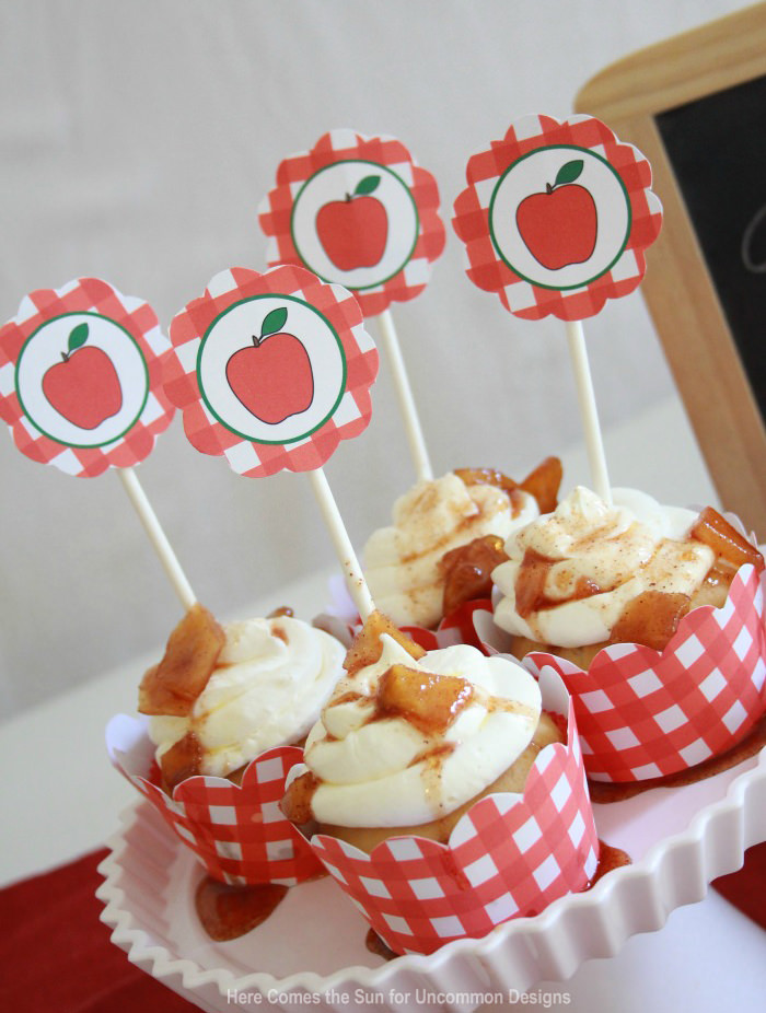 Throw an apple party this Fall with this  complete Free Printable Pack!  Uncommon Designs