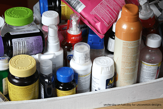 Medicine Cabinet Organization - My Mess Organized