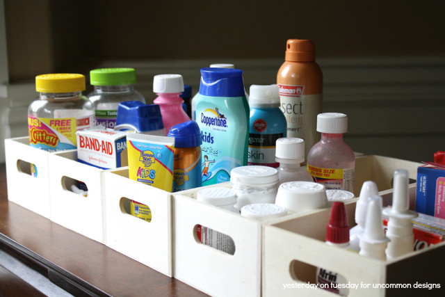 How to Organized your Medicine Cabinet ~Uncommon Designs