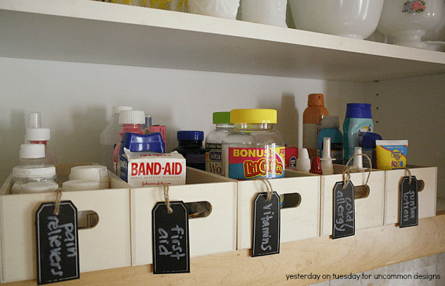 How to Organized your Medicine Cabinet ~Uncommon Designs