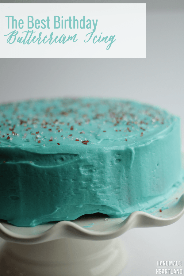 The Best Buttercream Icing Recipe!  Your search for the perfect birthday cake frosting will end here!  ~ Uncommon Designs 