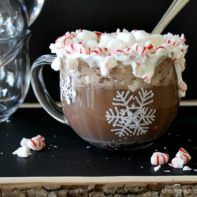 Semi Homemade Peppermint Hot Chocolate