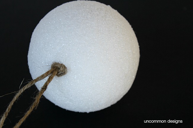 knot-in-styrofoam-ball