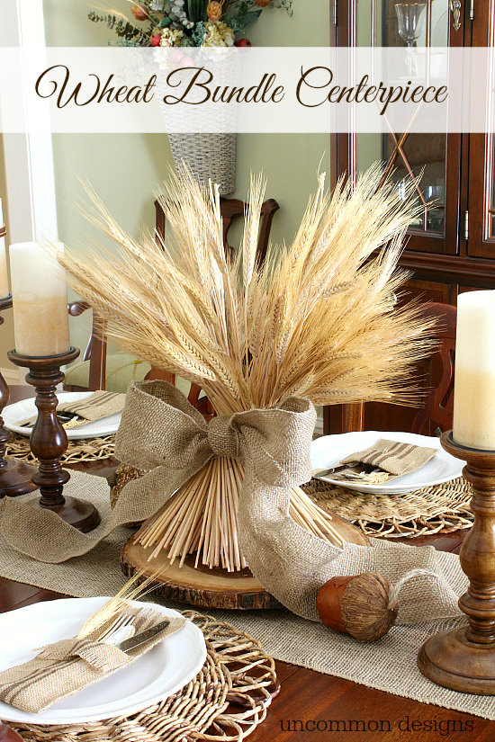 DIY Crafting: Golden Apples Centerpiece 