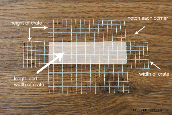 Wire Mesh Holder for Wheat Centerpiece by Uncommon Designs