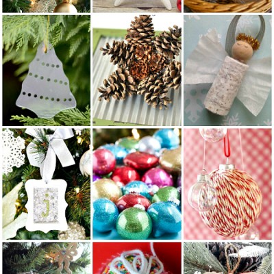 12 Handmade Holiday Ornaments | Monday Funday