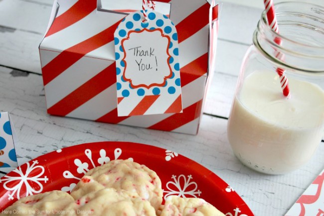 Host the easiest and most adorable Cookie Swap Party ever with these Cookie Exchange Party Free Printables via Uncommon Designs 