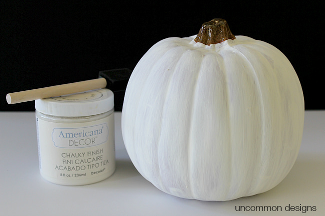 chalky-finish-painted-pumpkin