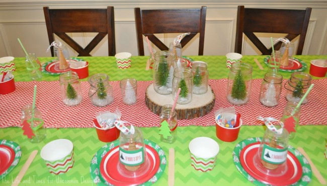 Get the kids in on the fun this holiday season and throw a Tree Trimming Party!  via Uncommon Designs 