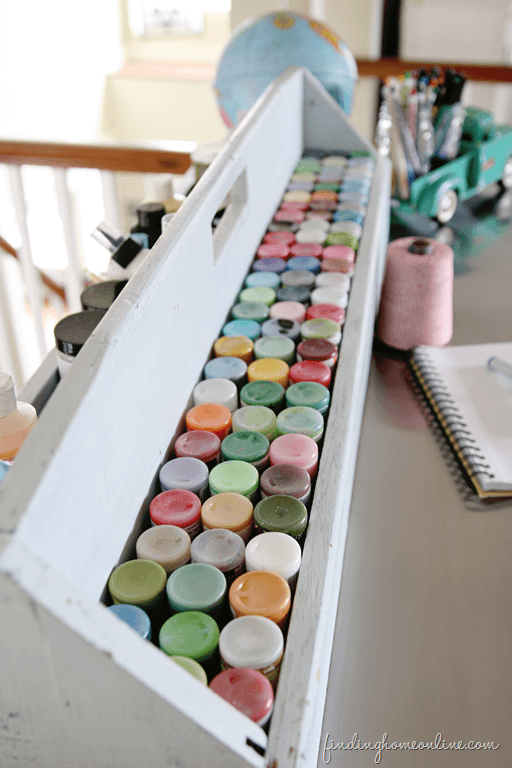 Ideas for Craft Paint Storage that will save you time and money.