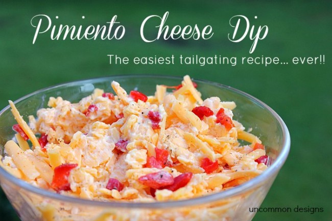 The best pimiento cheese dip recipe from Uncommon Designs.