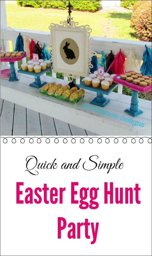 Host the easiest ever Easter Egg Hunt Party with Uncommon Designs