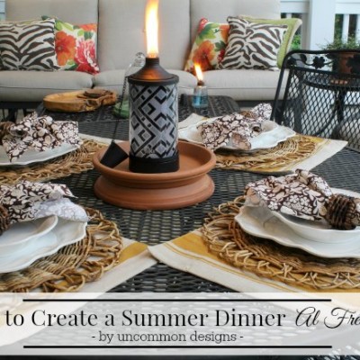 Tips on Creating a Summer Dinner Al Fresco