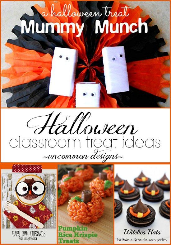 A collection of fabulous Halloween Classroom Treat Ideas by Uncommon Desiigns