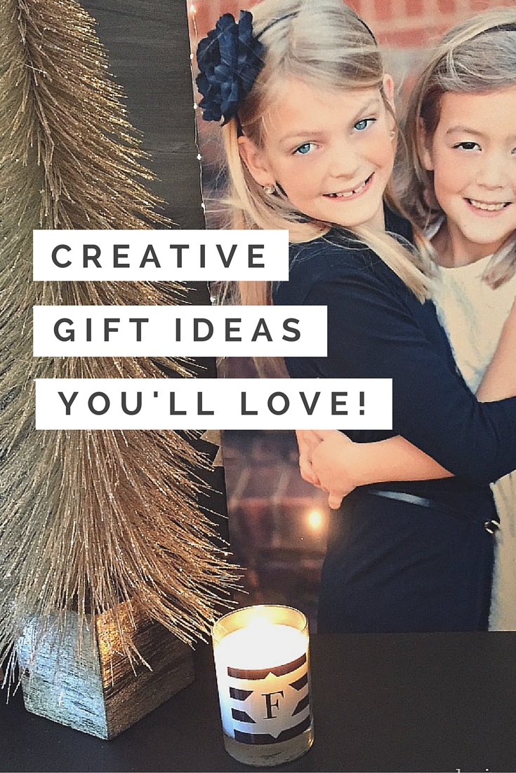 Creative gift ideas that you don't have to make!  These simple ideas  will light up your holidays! | Uncommon Designs
