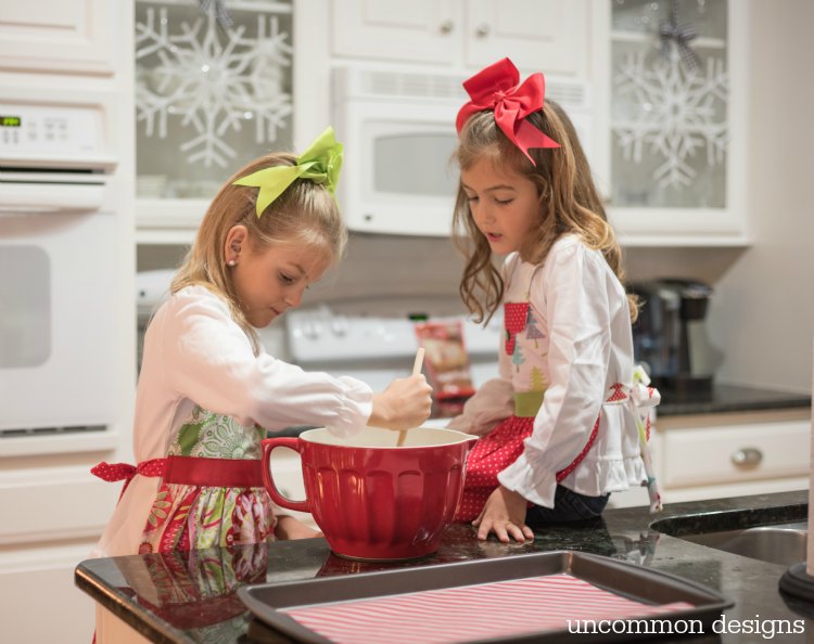 Holiday baking with the kids has never been easier!  Surprise your children with an afternoon baking something easy and delicious.  | Uncommon Designs 