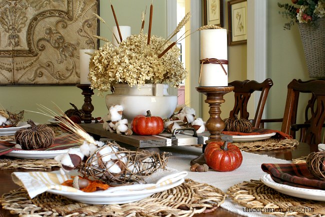 Thanksgiving Holiday Table via Uncommon Designs