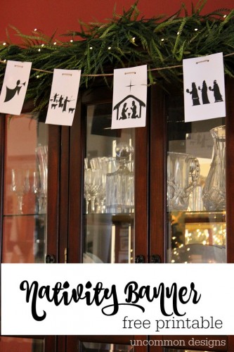 Free Printable Nativity Banner