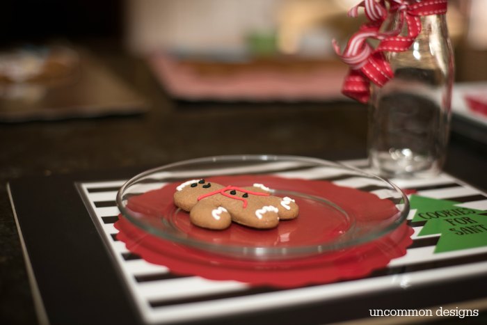 Start an easy holiday tradition with your family this year!  Decorate Gingerbread Men, Sip on Hot Chocolate and Have fun! | Uncommon Designs 