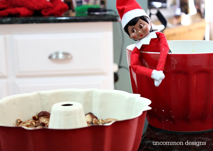 Make Ahead Monkey Bread  Recipe with Pecans and Raisins. Prepare the night before and just cook it on Christmas morning!  | Uncommon Designs 