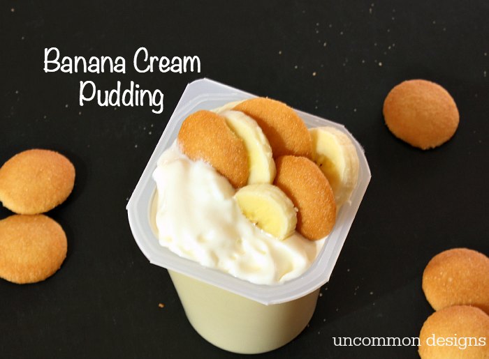 banana cream pudding cups