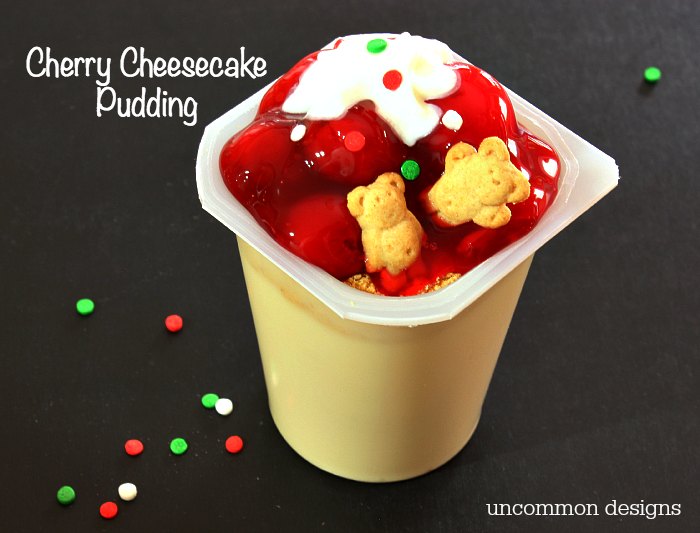 cherry cheesecake pudding