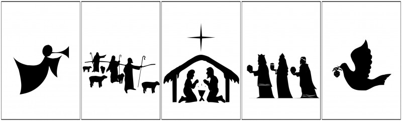 Free Printable Nativity Banner | Uncommon Designs