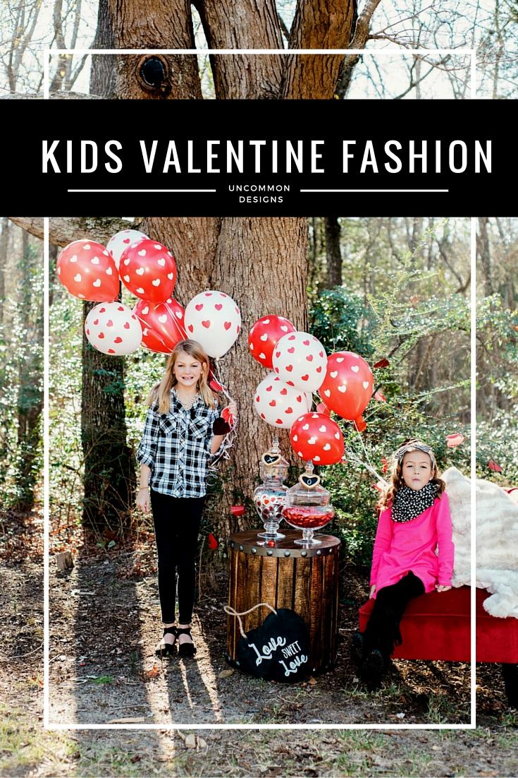 Kids Valentine Fashion Ideas. Cute and affordable outfit options for tween girls | Uncommon Designs