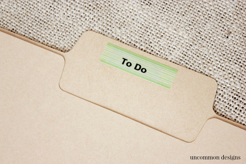 Simple Washi Tape Labels