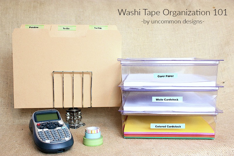 Washi Tape Organizing That's Free - Organized 31