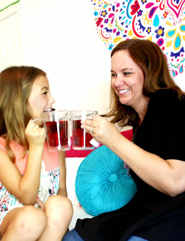 One of my most favorite passions is spending time with my girls. We enjoyed a quick tea party together and they were completely themselves! So much fun! #SipJoyfully