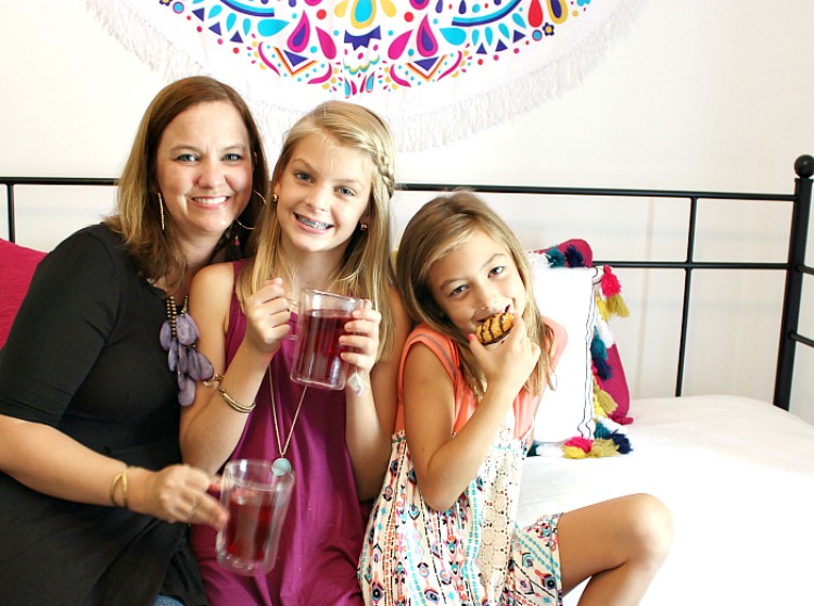 One of my most favorite passions is spending time with my girls. We enjoyed a quick tea party together and they were completely themselves! So much fun! #SipJoyfully