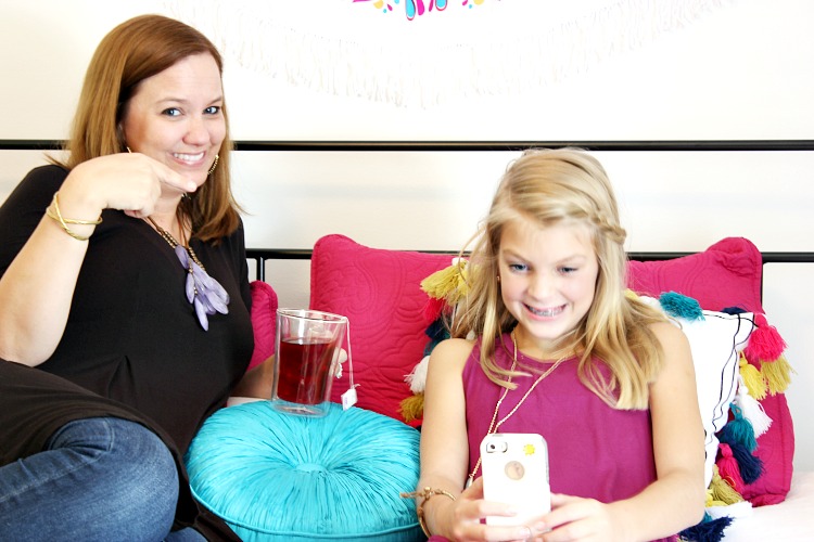 One of my most favorite passions is spending time with my girls. We enjoyed a quick tea party together and they were completely themselves! So much fun! #SipJoyfully