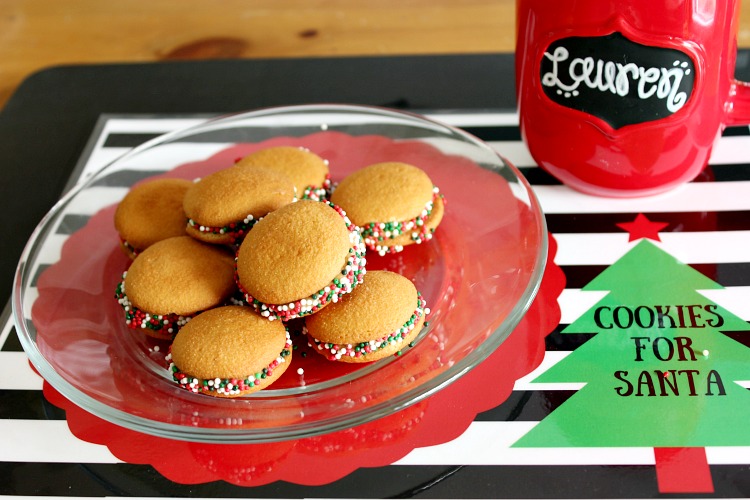 Get the kids in on the fun of creating a easy holiday cookies for Santa. Paired with delicious hot chocolate and this adorable downloadable placemat you are ready for Santa in an instant! See more on https://uncommondesignsonline.com/ #ChristmasCookies #Christmas #NewforSanta #ad