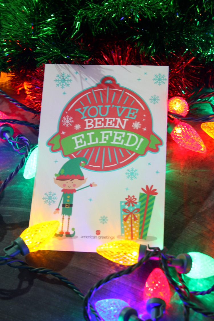 Enjoy this fun new tradition at work or in your  neighborhood. Elfing your Neighbor is so much fun to do and we are sharing inspiring ideas and Free Printables! Find more at https://uncommondesignsonline.com #Christmas #HolidayTraditions #FamilyFun