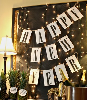 Happy New Year Free Printable Banner