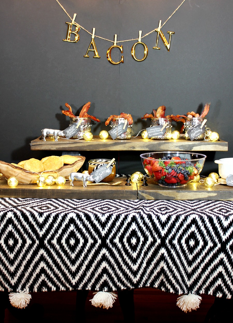 Holiday Brunch Bacon Bar Designs