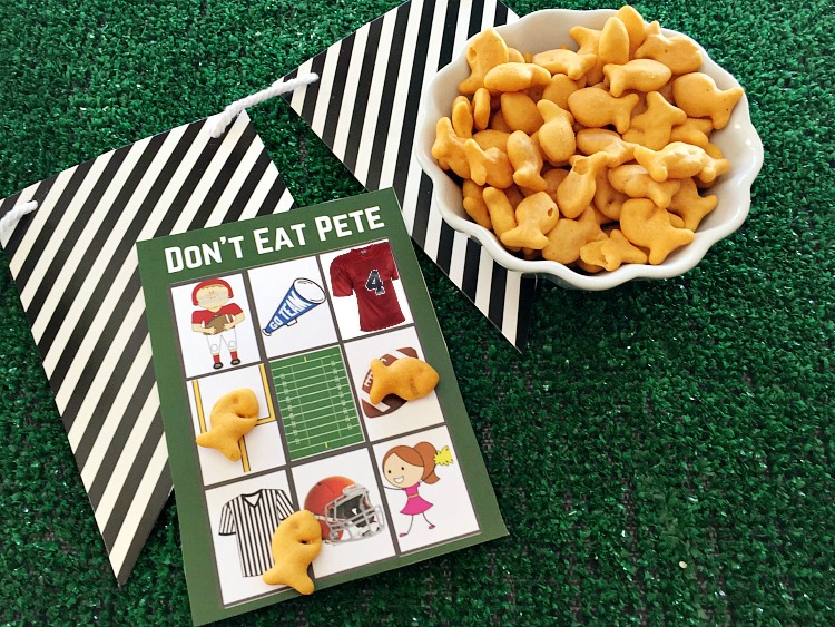 Don't Eat Pete: Big Game Edition and Free Printable Game Cards