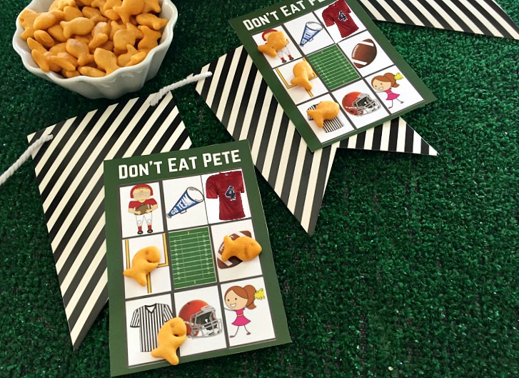 Don't Eat Pete: Big Game Edition and Free Printable Game Cards